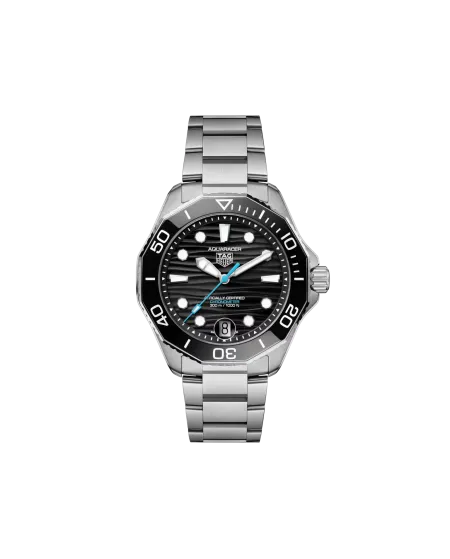Montre Tag Heuer Aquaracer 300 Professional Date noire avec bracelet en acier