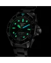 Tag Heuer Aquaracer 300 Professional Date Black Watch with Steel Strap