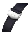 Cronografo Automatico Tag Heuer Carrera Glassbox Blu con Cinturino in Pelle
