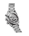 Cronografo Automatico Tag Heuer Carrera Glassbox Argento con Cinturino in Acciaio