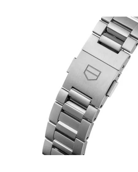 Tag Heuer Carrera Glassbox Chronographe Automatique Argent avec Bracelet en Acier