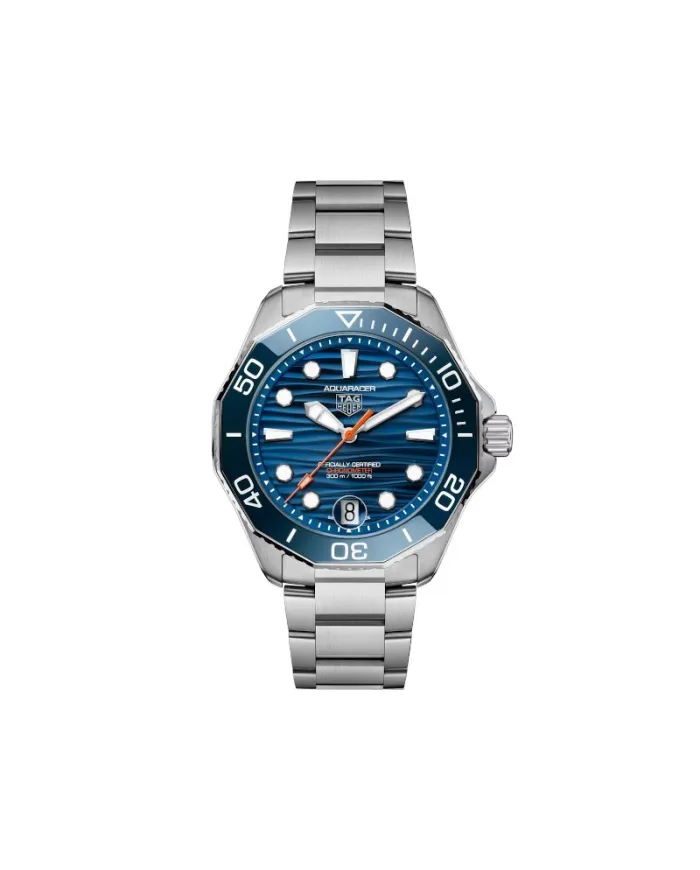 Tag Heuer Aquaracer 300 Professional Date Blue Watch with Steel Strap