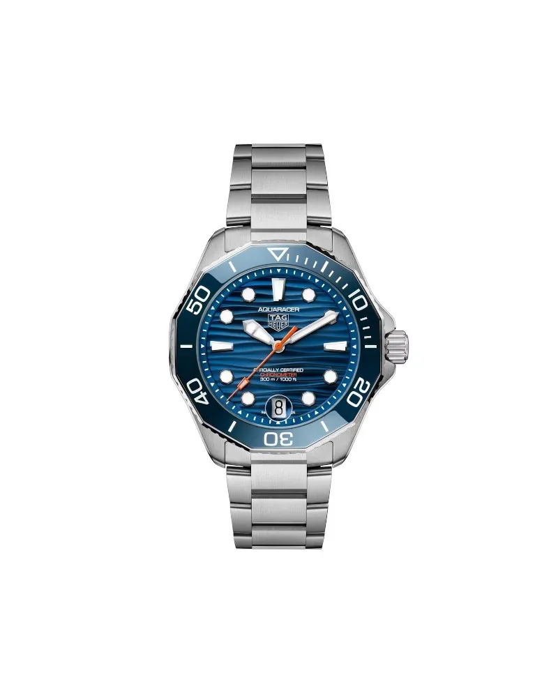 Orologio Tag Heuer Aquaracer 300 Professionale Date Blu con Cinturino in Acciaio