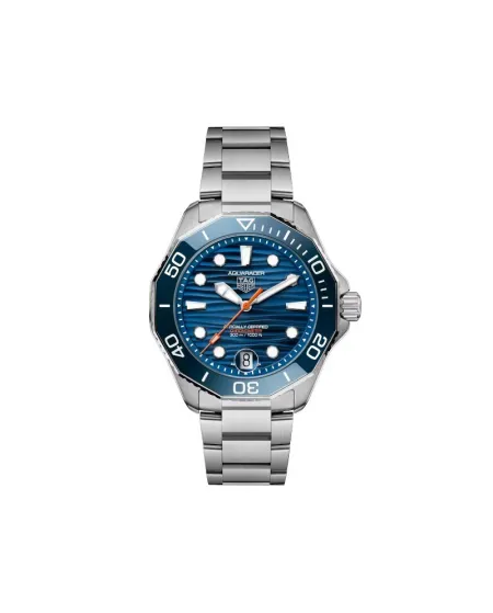 Orologio Tag Heuer Aquaracer 300 Professionale Date Blu con Cinturino in Acciaio