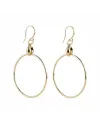 Orecchini a Cerchio Gucci Marina Chain in Oro Giallo