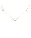 Crivelli Choker in Yellow Gold with Hearts and Diamonds