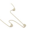 Crivelli Choker in Yellow Gold with Hearts and Diamonds