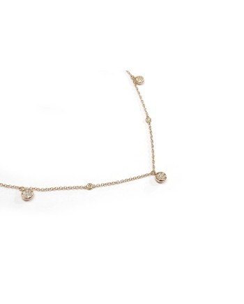 Girocollo Crivelli in Oro Rosa con Pavé Diamanti