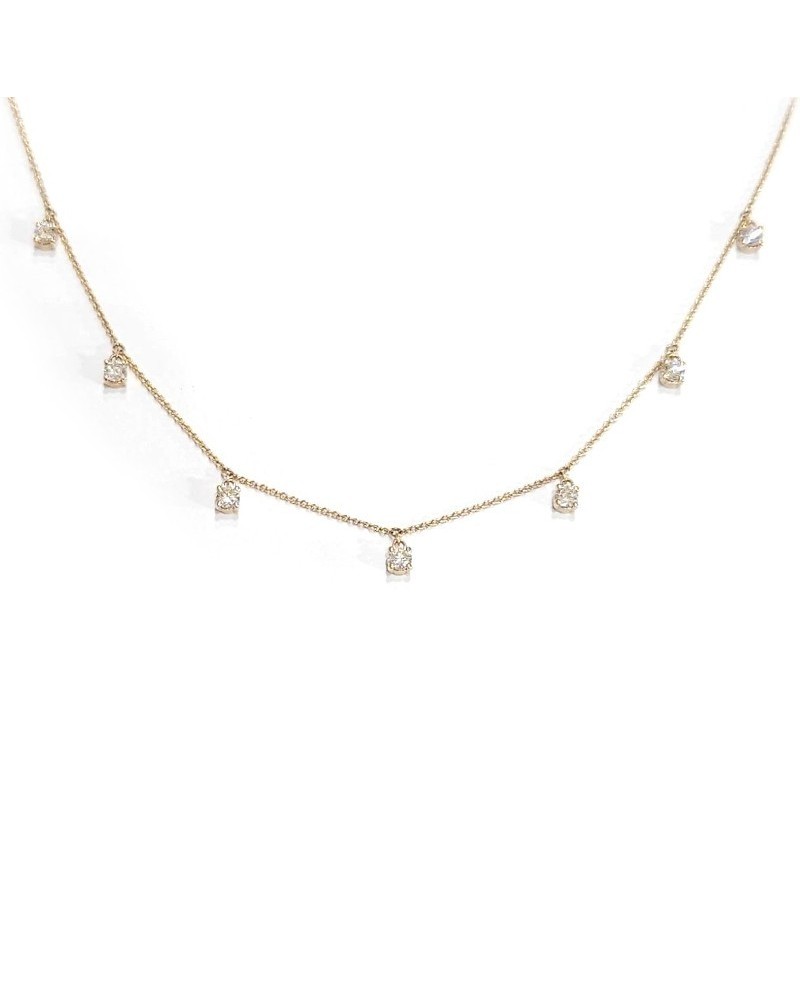 Collier ras du cou Crivelli en or rose avec diamants