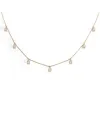 Collier ras du cou Crivelli en or rose avec diamants