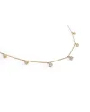 Collier ras du cou Crivelli en or rose avec diamants