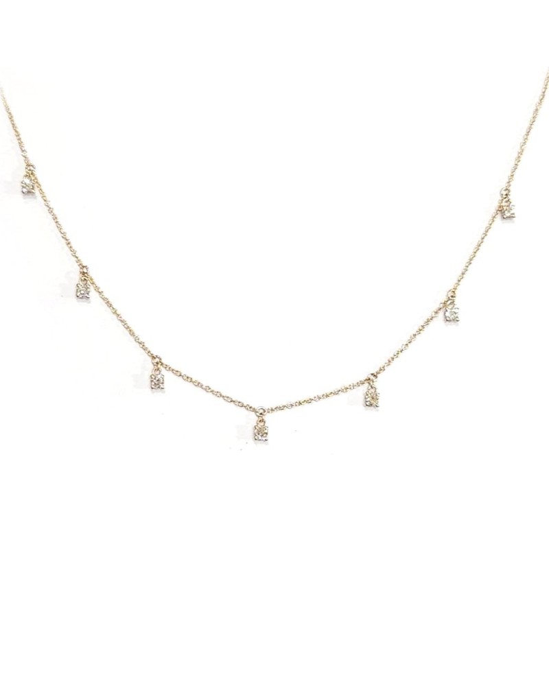 Collier ras du cou Crivelli en or rose avec diamants