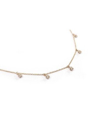 Girocollo Crivelli in Oro Rosa con Diamanti