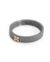 Bague Antée en Titane avec Or et Diamant