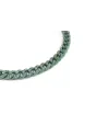 Bracciale Anteo Audace in Titanio Verde con Smeraldi