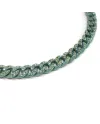 Bracciale Anteo Audace in Titanio Verde con Smeraldi
