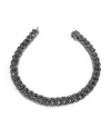 Bracciale Anteo Audace Natural in Titanio con Diamanti Neri