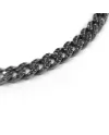 Bracciale Anteo Audace Natural in Titanio con Diamanti Neri