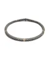 Bracciale Tennis Anteo Journey in Titanio e Oro con Diamanti