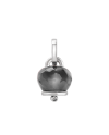 Chantecler Et Voilà Campanelle Medium Pendant in Silver and Black Resin with Diamond