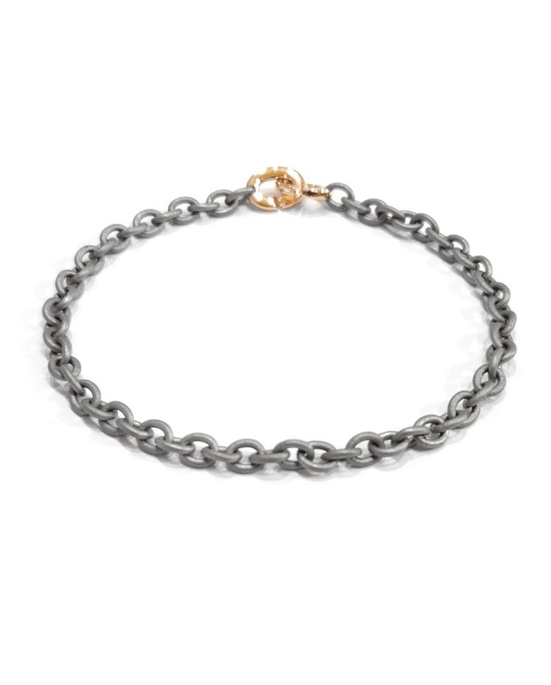 Bracelet Anteo Essentia en Titane et Or