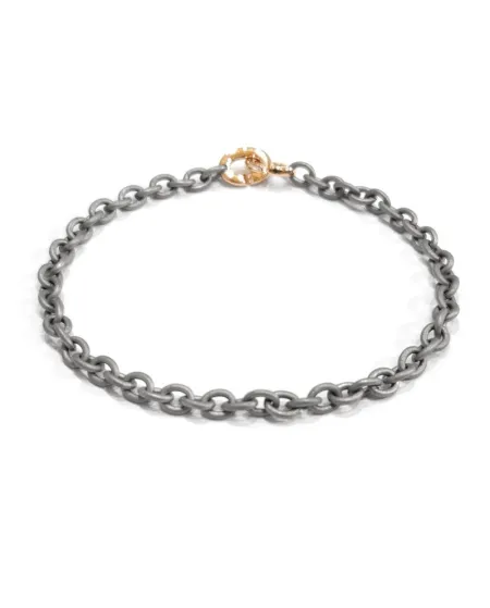 Anteo Essentia Bracelet in Titanium and Gold