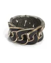 Anteo Magnifica Bracelet in Titanium and Gold with Diamonds