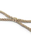 Collana Anteo Magnifica Albicocca in Titanio e Oro con Diamanti Brown