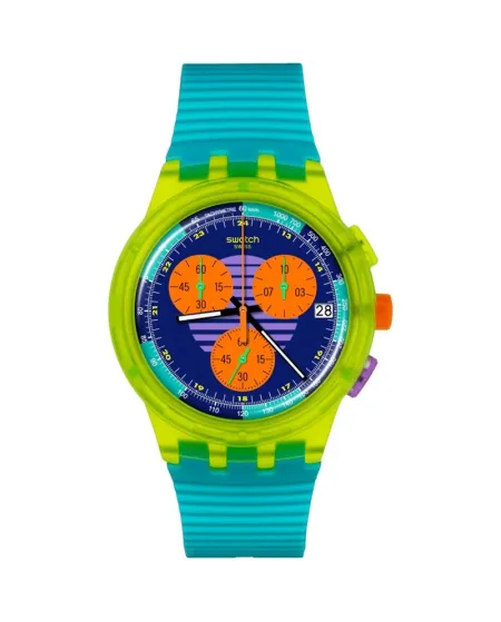 Neon Wave Chronograph Watch