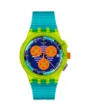 Neon Wave Chronograph Watch