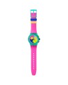 Neon Flash Arrow Chronograph Watch