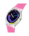 Swatch Neon Pink Podium watch