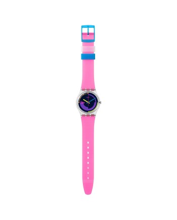 Swatch Neon Pink Podium watch