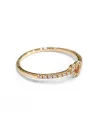 Anello Crivelli in Oro Rosa con Diamanti e Cuore