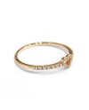 Crivelli Ring in Rose Gold with Diamonds and Heart