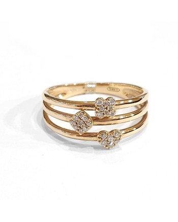 Crivelli Ring in Rose Gold with Diamond Pavé and Symbols