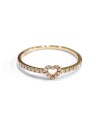 Crivelli Ring in Rose Gold with Diamonds and Heart