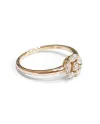 Bague Crivelli en or rose avec diamants