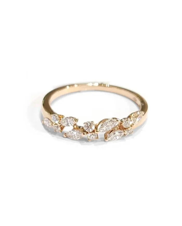 Anello Crivelli in Oro Rosa e Diamanti