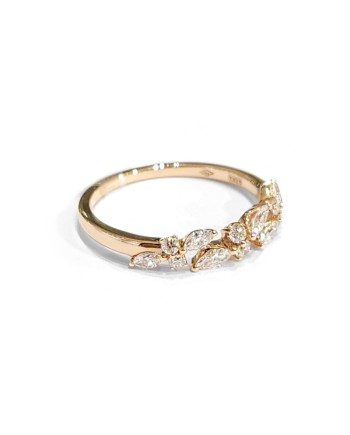 Crivelli Ring in Rose Gold and Diamonds
