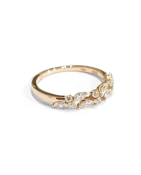 Bague Crivelli en or rose et diamants
