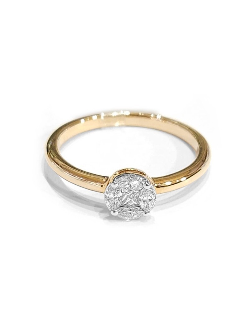 Anello Crivelli in Oro Rosa con Diamanti