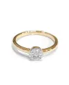 Bague Crivelli en or rose avec diamants