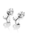 Boucles d'oreilles Le Bebé en or blanc et diamants pour garçons LBB 237
