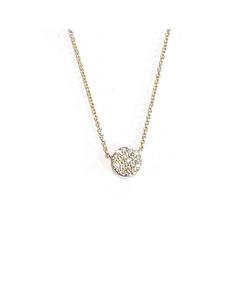 Collier Crivelli en or rose avec pavé de diamants