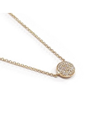 Collana Crivelli in Oro Rosa con Pavé di Diamanti