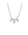Collana Crivelli in Oro Rosa con Diamanti Bianchi
