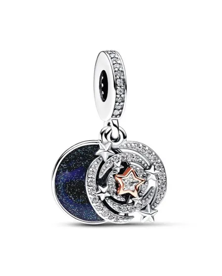 Charm pendentif Pandora Sky avec étoiles filantes