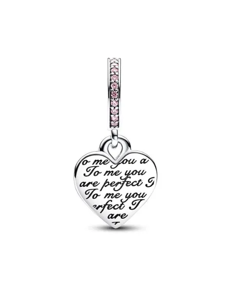 Charm Pendente Pandora Cuore Infinito Mamma Sei Perfetta
