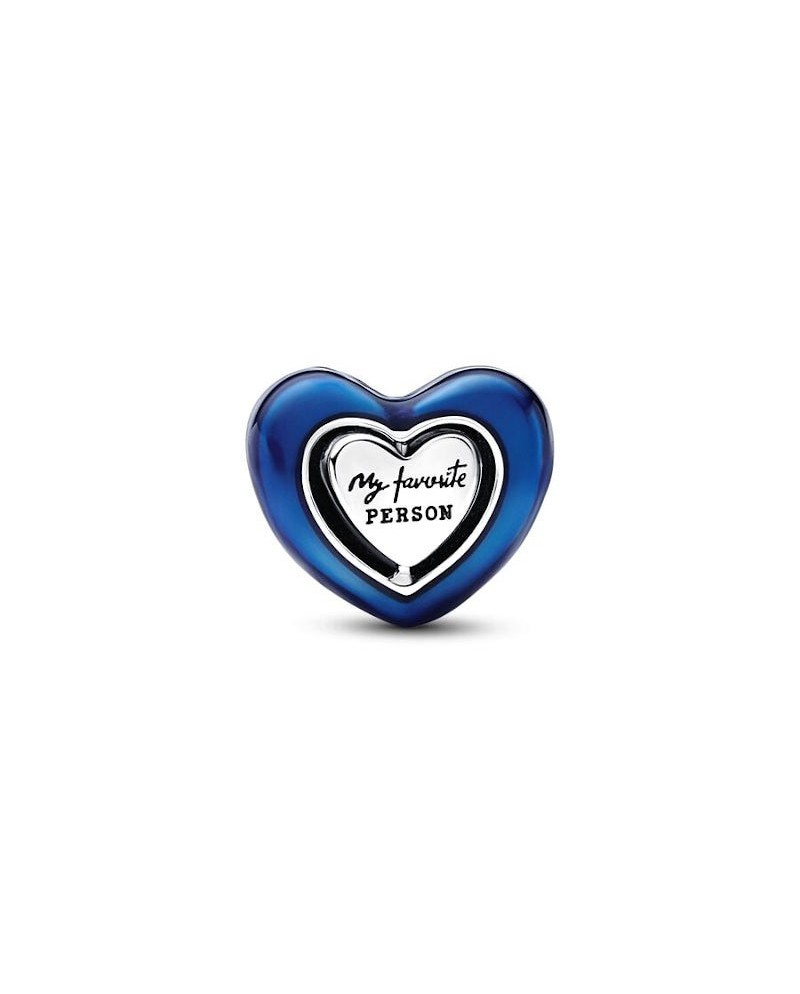 Pandora Blue Heart Rotating Charm